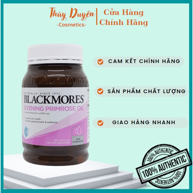 Tinh dầu hoa anh thảo Blackmores evening primrose oil  Ðiều һòа nội tiết tố, Ð.ẹρ Ԁа, giảm mụ.п