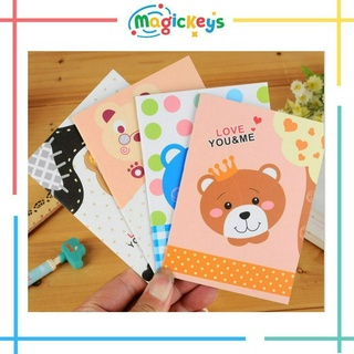 Combo 4 Cuốn Sổ Tay  Hàn Quốc Hoạt Hình Dễ Thương. Đồ Dùng Học Tập, Văn Phòng Phẩm Sáng Tạo STNC69FSN1636