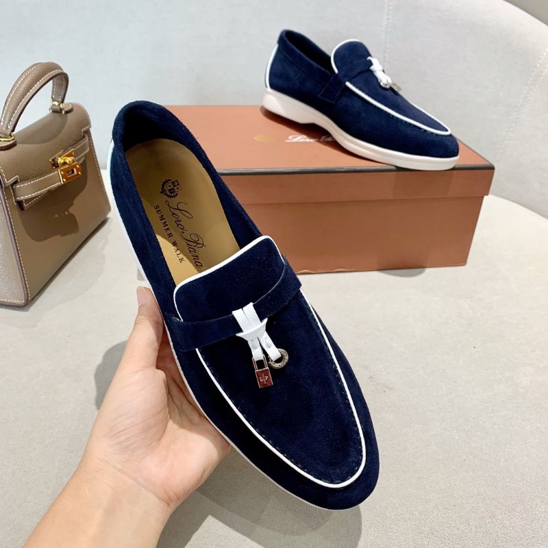 Giày loafer nữ cao cấp mũi vuông nhiều màu xinh LV