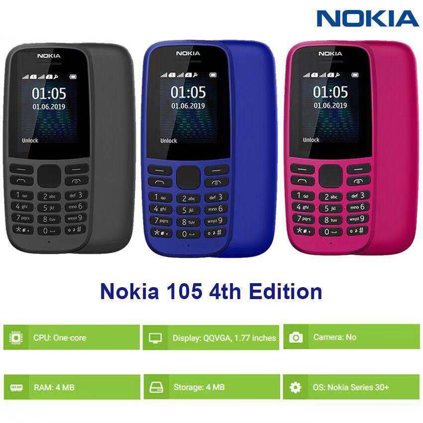 Điện thoại Nokia 105 Dual Sim (2019) - Hàng chính hãng