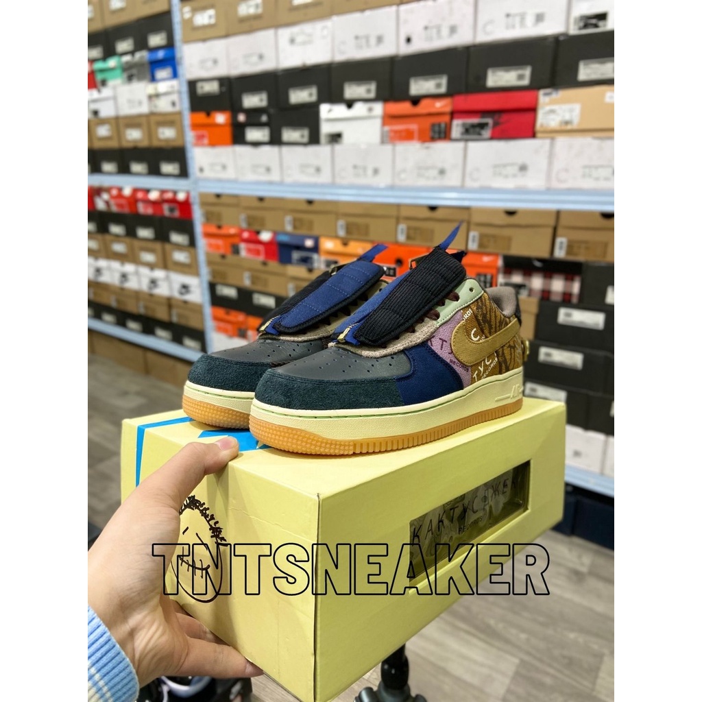 Giày Air Force 1 Travis Scott "Cactus Jack" - Phiên bản cao cấp