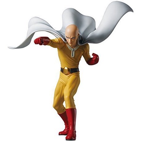 Mô hình One Punch Man chính hãng DXF Saitama tung cú đấm nghiêm túc (hàng hiếm, like new full box)