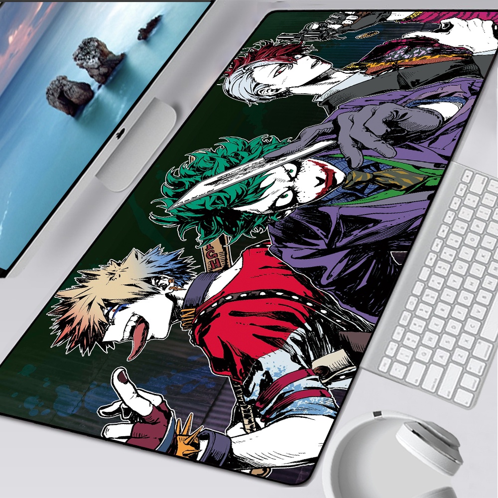 Tấm Lót Chuột Và Bàn Phím Cỡ Lớn In Hình Anime My Hero Academia