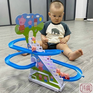 ĐỒ CHƠI HEO LEO CẦU THANG CHO BÉ