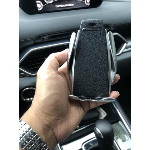 Giá đỡ điện thoại trên ô tô kiêm sạc không dây thông minh s5 - ảnh sản phẩm 5
