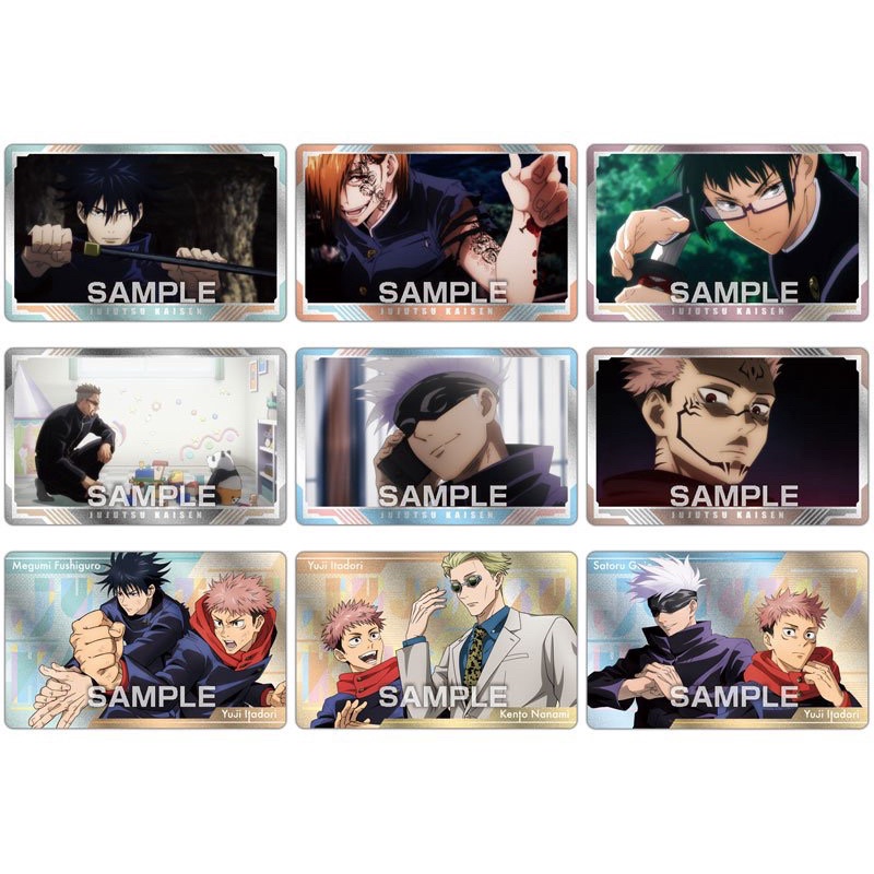 Thẻ nhân phẩm Metallic Card Jujutsu Kaisen