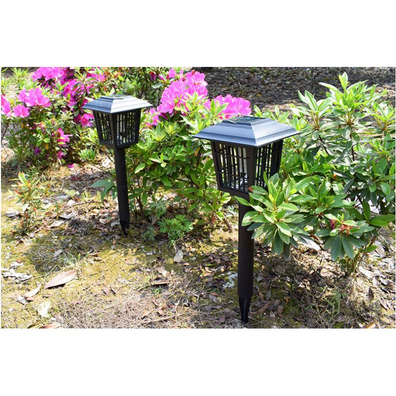 Đèn Led  trang trí sân vườn, bắt Côn trùng sử dụng năng lượng mặt trời