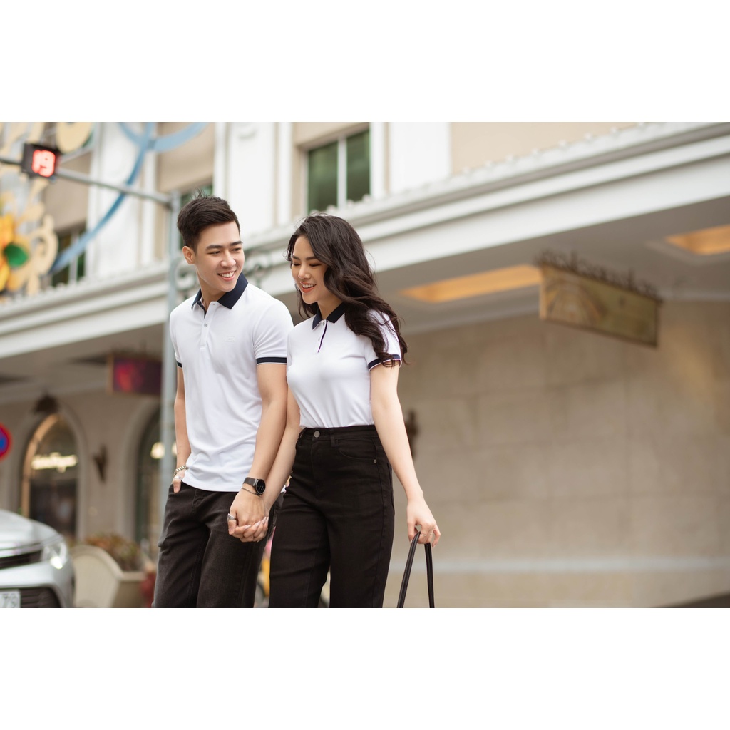 Áo Polo Nữ Cafe Phối Nẹp Thun Cotton Co Giãn, Thấm Hút Mồ Hôi Mã: APN3700