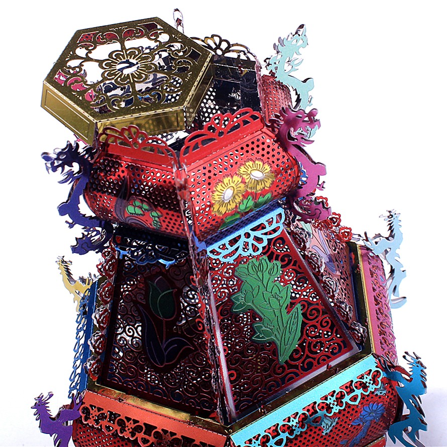 Mô Hình Lắp Ráp 3d Collection Đèn Lồng