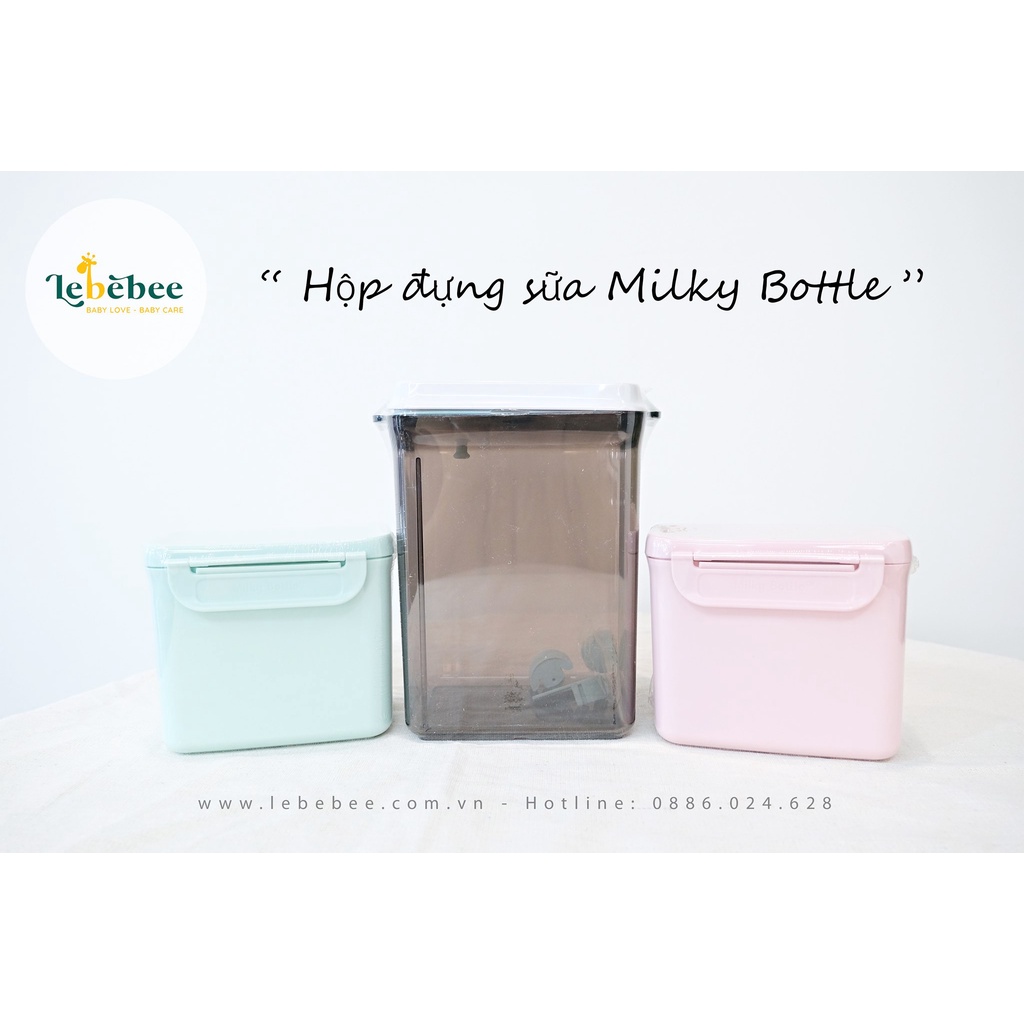 Hộp trữ sữa bột/đồ ăn dặm MILKY BOTTLE Hàn Quốc