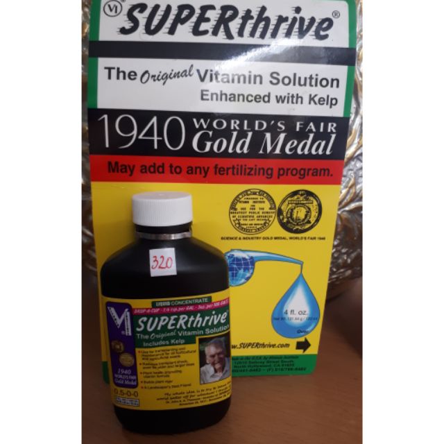 SUPERthrive chai 120ml – Kích thích tăng trưởng cho lan và cây ăn trái, hoa màu.