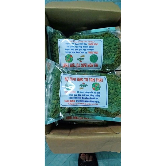⚡️500g⚡️ NỤ TAM THẤT bao tử loại hoa nhỏ đều ít cuống hỗ trợ điều trị mất ngủ và tốt cho tim mạch