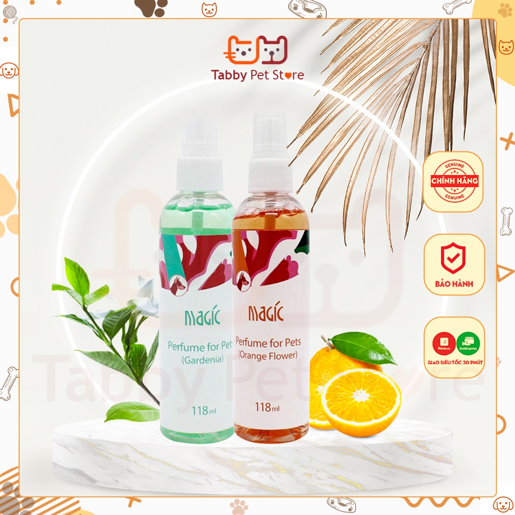 Nước hoa khử mùi cho chó mèo thú cưng MAGIC cao cấp chính hãng Tabby Pet