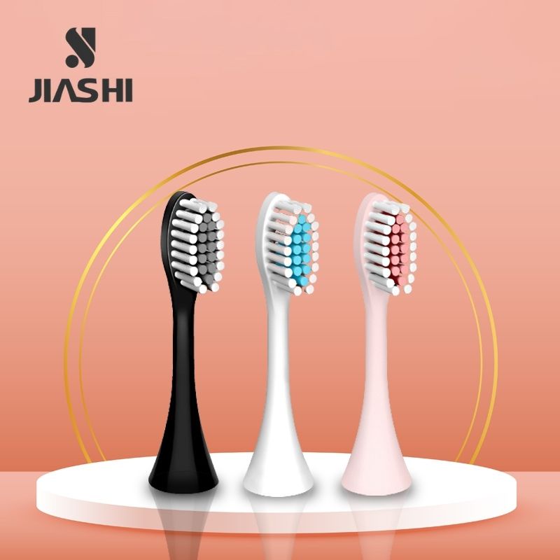 Đầu bàn chải đánh răng điện JIASHI, đầu cọ Sonic X-7 loại tròn chống thấm nước chất liệu lụa Dupont DBC02