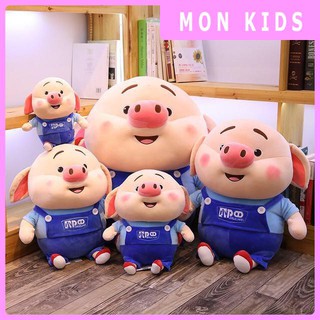 Gấu bông thú nhồi bông heo tiktok nỉ nhung cao cấp co giãn 4 chiều