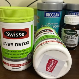 Hộp viên uống thải độc gan 200v Liver detox