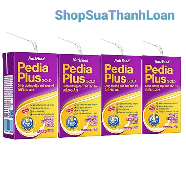 [HSD T11-2022] Thùng 48 hộp Sữa Bột Pha Sẵn PediaPlus Gold (110ml)