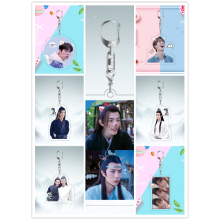 Móc khóa Tiêu Chiến Vương Nhất Bác Trần Tình Lệnh chibi có hàng sẵn