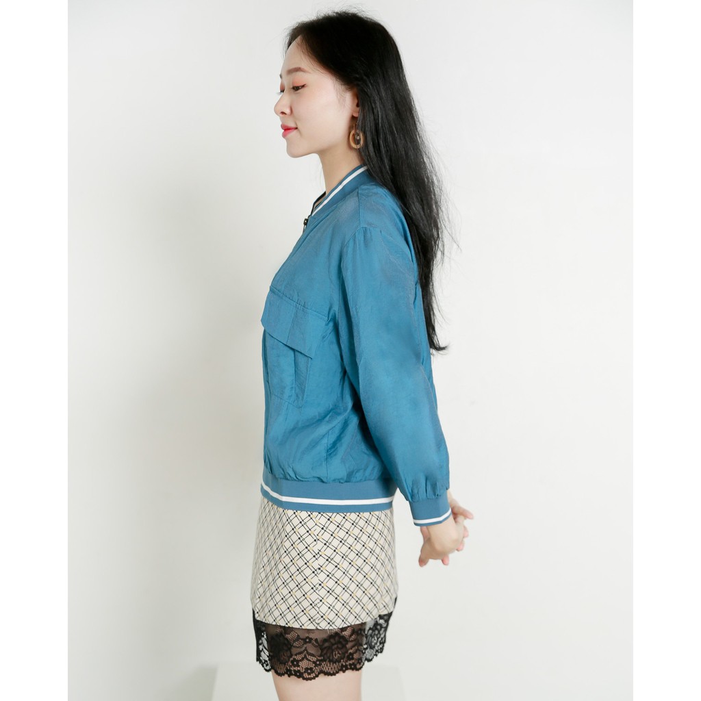 J-P Fashion Áo khoác Bomber dài tay - 10704185