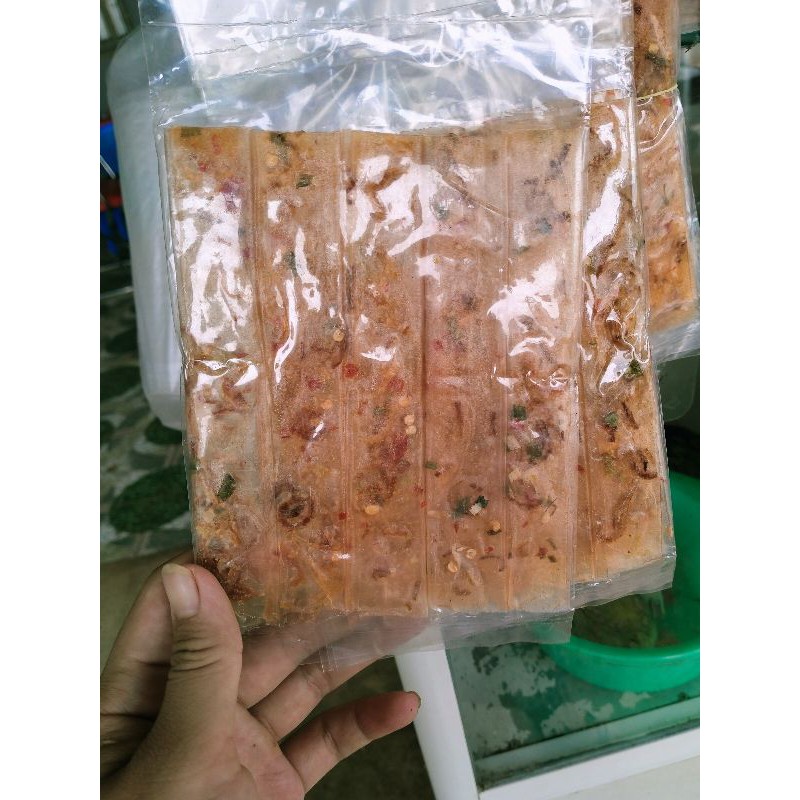 Bánh tráng cuốn hành phi