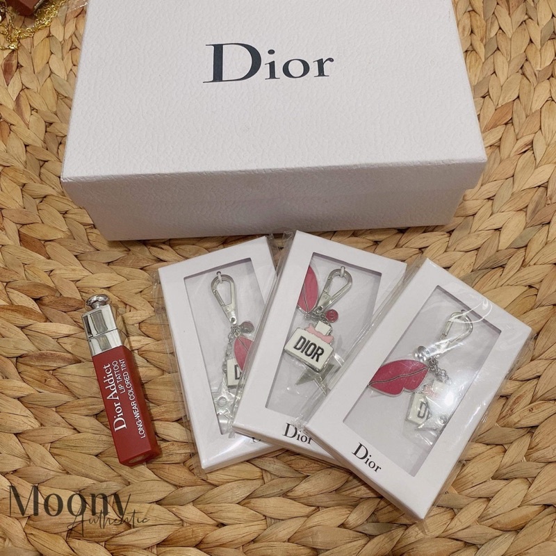 [ Gift Hãng 100% ] Móc Khoá Charm Đì0r Star Key Holder Dior charm