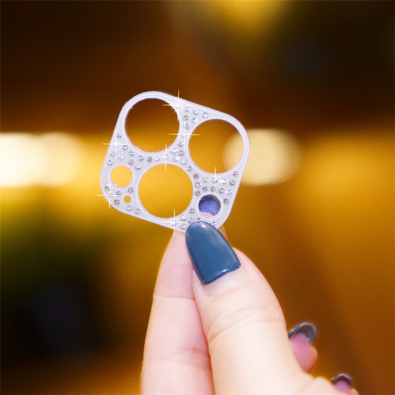 Set 2 miếng dán bảo vệ ống kính máy ảnh thích hợp cho iPhone 11 12 13 Pro Max 13 Mini