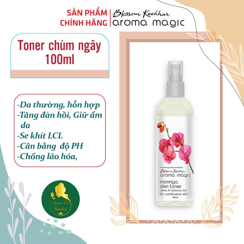 Toner chùm ngây cho da hỗn hợp- Aomamagic Moringa Skin Toner 100ml