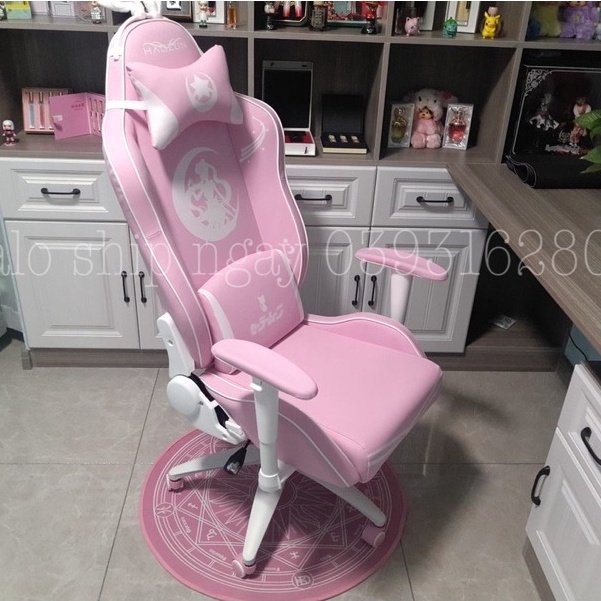 Ghế Livestream Hồng Có Tai Thỏ