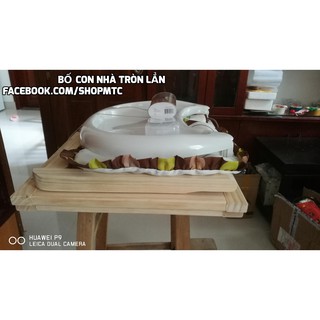Ghế ăn dặm bằng gỗ