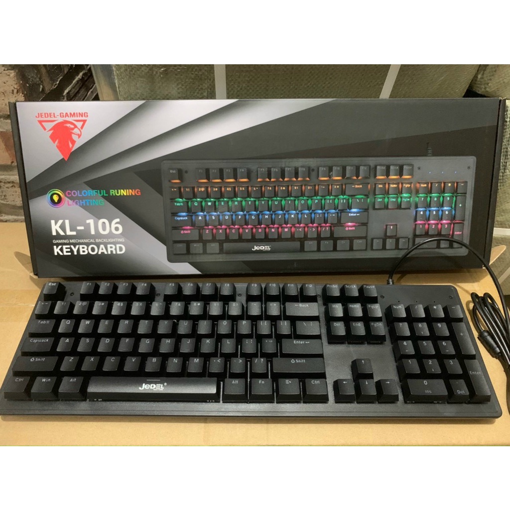 Bàn Phím Cơ Máy Tính KL-106 HJK 900 Nhiều Chế Độ Khác Nhau Chơi Game Dùng Văn Phòng Cực Mượt