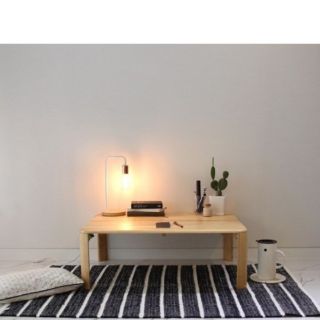 Bàn trà chân bánh mỳ 70x120 Hàng xuất khẩu Hàn Quốc