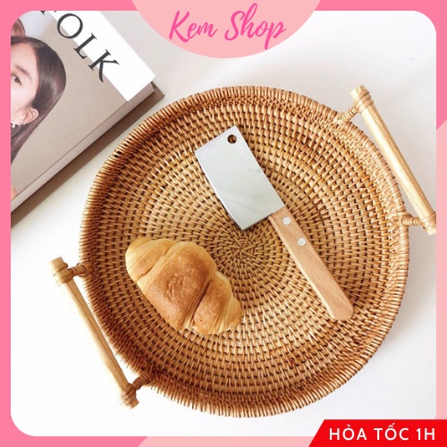Dao Dọc Giấy Mini Cán Gỗ Unbox Mini Hot Tiktok, Dao Cắt Bánh Ngọt Mini Decor Trang Trí Phong Cách Hàn Quốc - K60