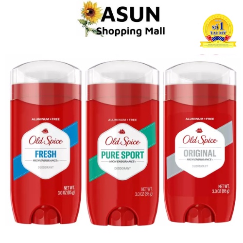 [Che Tên] Sáp Lăn Khử Mùi Nam Old Spice Cho Làn Da Khô Thoáng, Diệt Khuẩn, Lưu Hương 24H