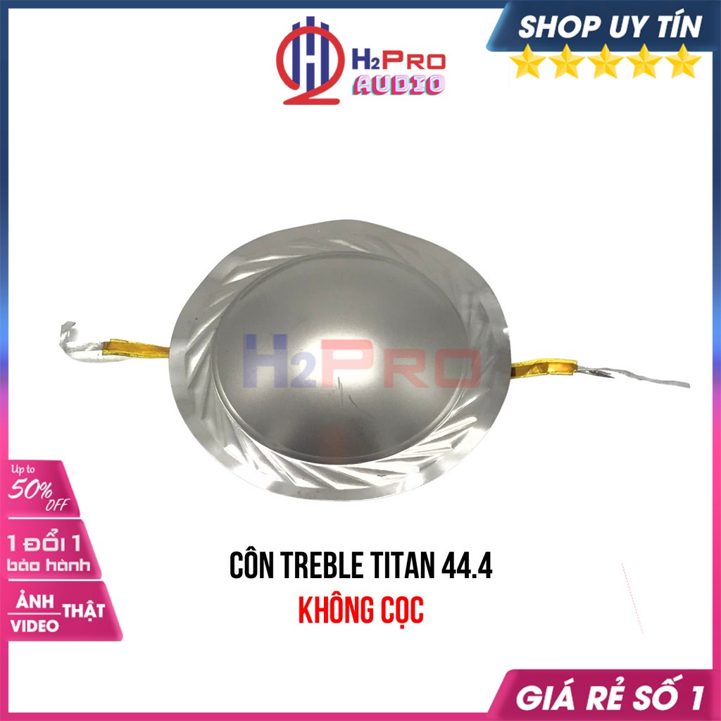 Côn Loa Treble 450, Coil Loa Treble 44.4, Mâm Coil 70Mm, Màng Titan Bạc (1 Chiếc), Thay Thế Côn Tép Titan-H2Pro Audio