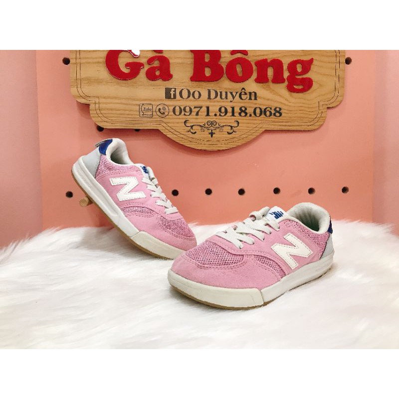 Giày thể thao si New Balance bé gái size 32.5