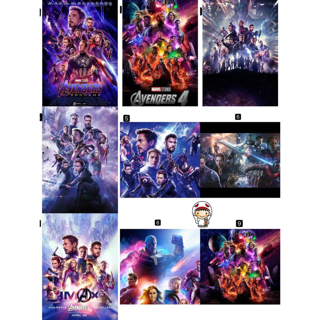poster phim avengers 4 cao cấp