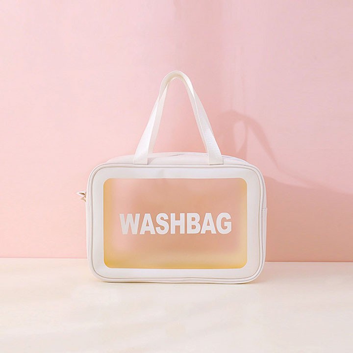 Túi đựng mỹ phẩm, đồ trang điểm đi du lịch washbag trong suốt, chống thấm nước HL8