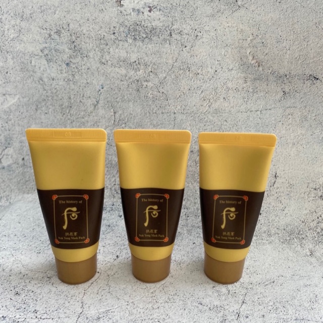 01 tuýp mặt nạ nóng whoo nok yong mask pack 30ml