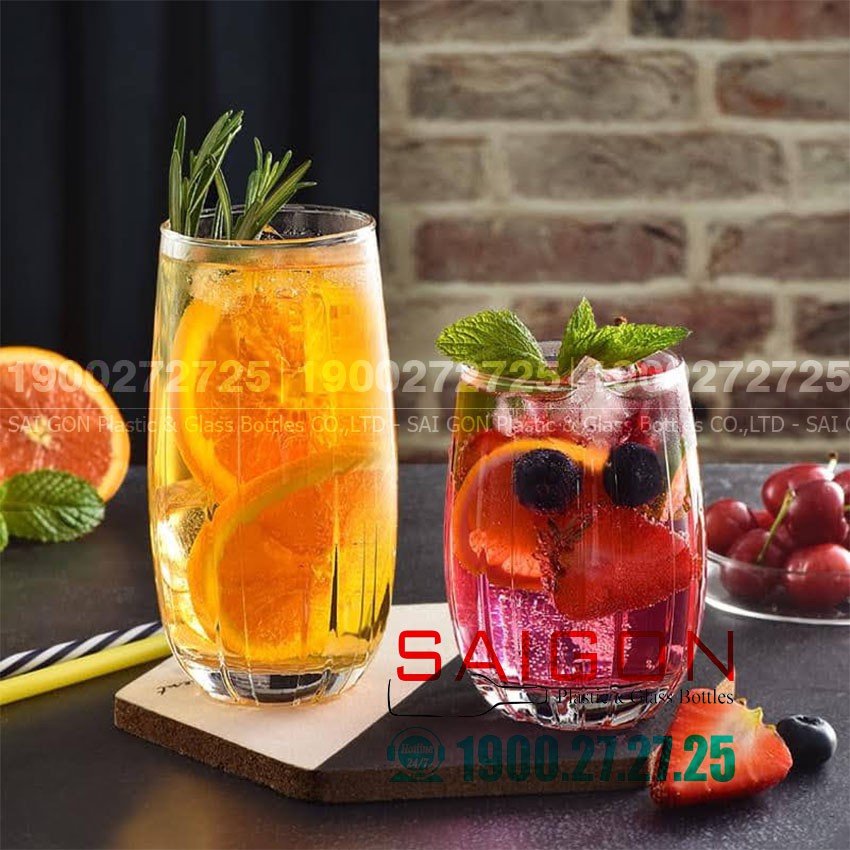 Ly Thủy Tinh Deli Linka Glass 380ml , 510ml | Tùy Chọn Dung Tích và Hình Dáng , Cốc Thủy Tinh Cao Cấp