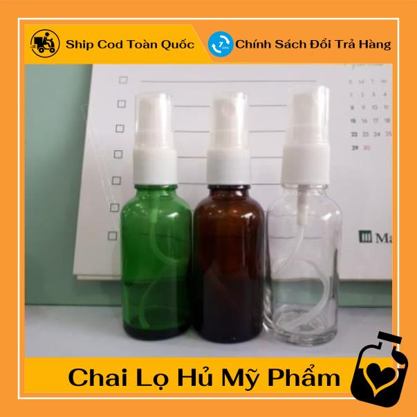 Chai Xịt Phun Sương ❤ Chai xịt phun sương thủy tinh 5ml,10ml chiết mỹ phẩm , phụ kiện du lịch , phụ kiện du lịch