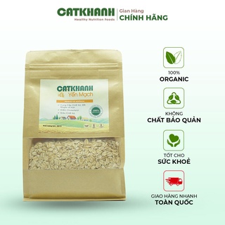 Yến Mạch Tươi CÁT KHÁNH Ăn Kiêng Organic Giàu Chất Xơ Hỗ Trợ Giảm Cân Thơm Ngon Hủ 450gr