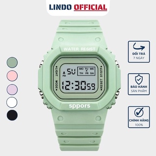 Đồng hồ điện tử nam nữ D-ZINER K02 thể thao, mặt chữ nhật cá tính chính hãng - thumbnail