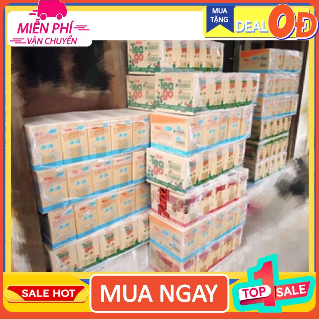 Thùng 10 túi nước oishi hoa quả đủ vị ( Trà chanh, Trà đào, Nước Táo, Nước Chanh Leo, Nước Nho )