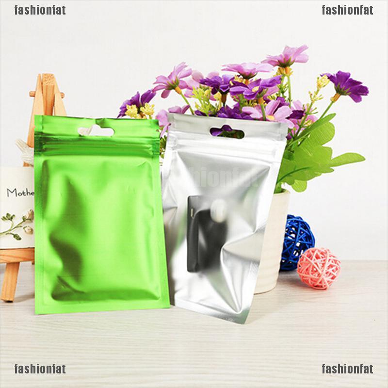 [Iron] 1 multicolor flat aluminum foil bag storage bag ziplock bag