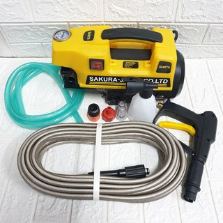 Máy rửa xe áp lực cao Sakura 3500w xịt rửa mạnh mẽ