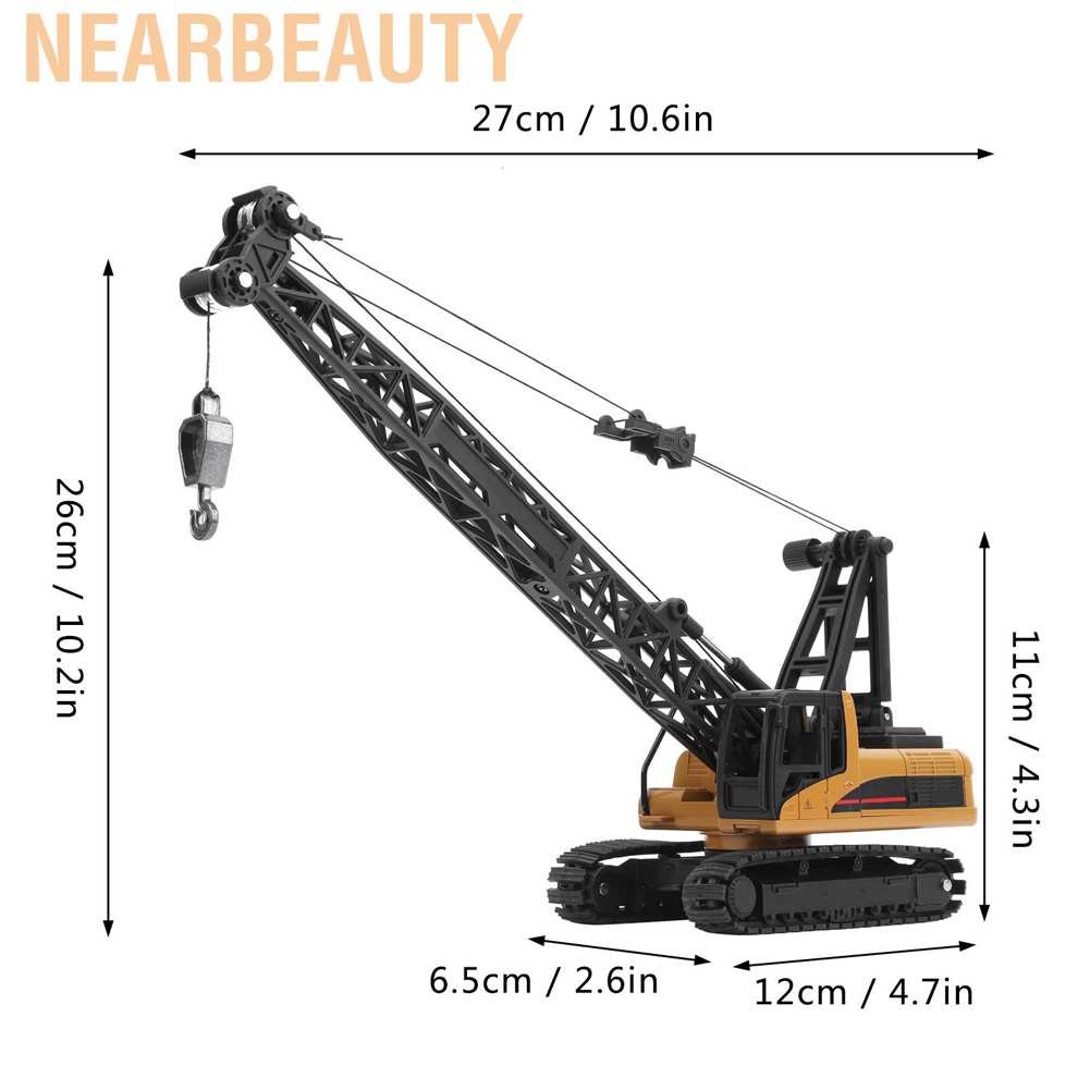 Mô Hình Xe Cần Cẩu Đồ Chơi Tỉ Lệ 1: 50