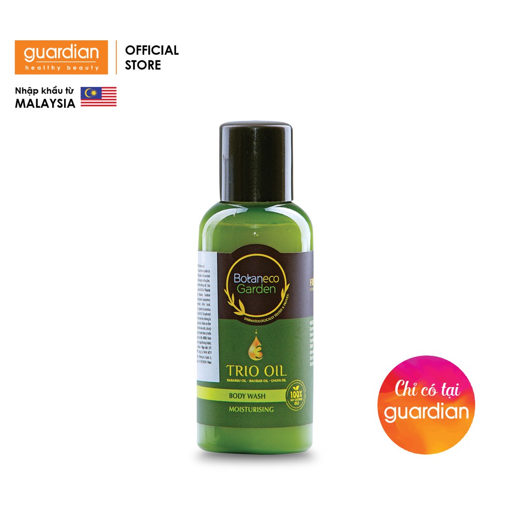 Sữa tắm Botaneco Garden Trio Oil dưỡng ẩm 60ml | BigBuy360 - bigbuy360.vn