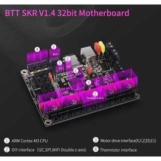 Board máy in 3d motherboard btt skr v1.4 32-bit