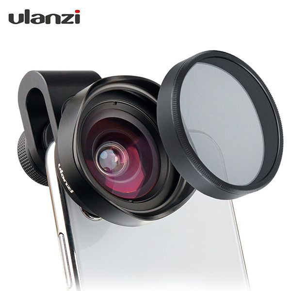 Lens Ulanzi 16mm 4K HD - Ống kính góc rộng 100 độ + Filter CPL cho điện thoại, máy tính bảng