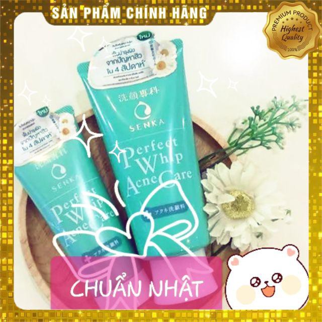 Sữa Rửa Mặt Trị Da Mụn Senka Perfect Whip Acne Care